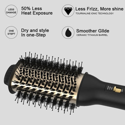 Hetluftborste &amp; Hårvolymizer