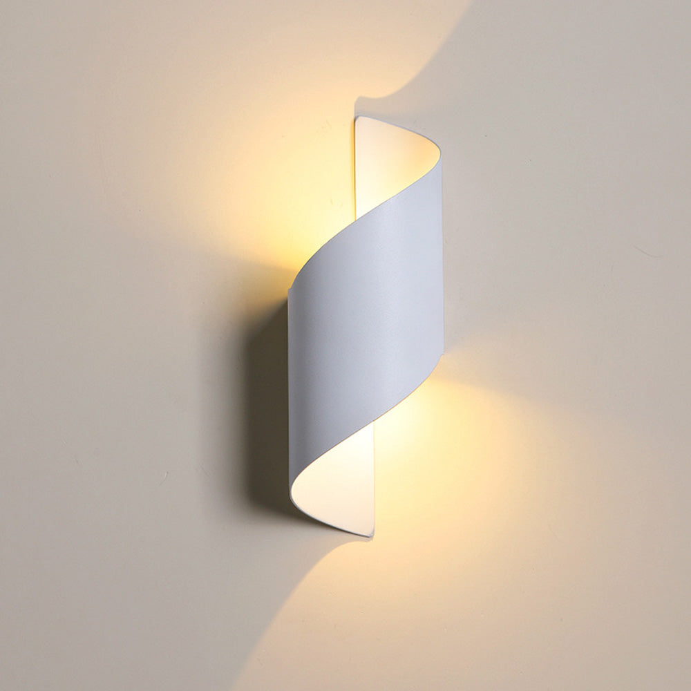 LED Vägglampa med Minimalistisk Aluminiumdesign