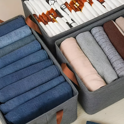 Fällbara förvaringskorgar – Praktiskt 3-pack | Idealisk för kläder, leksaker och mer