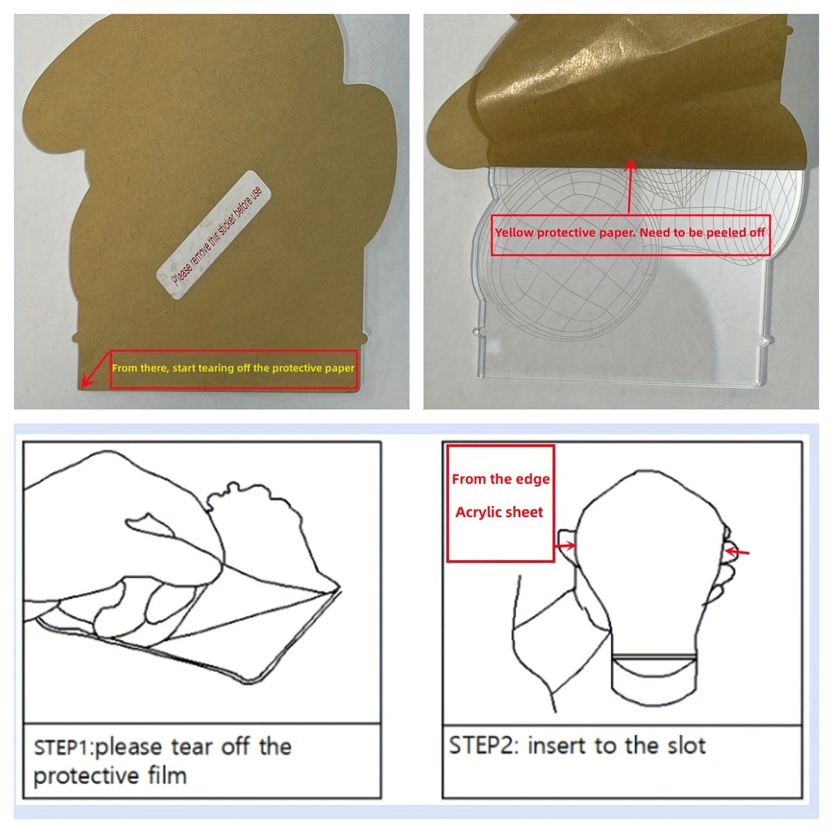 GlowPaw - Beröringsstyrd 3D Katt Nattlampa