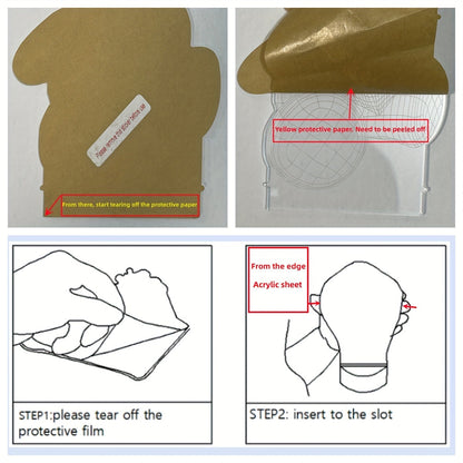 GlowPaw - Beröringsstyrd 3D Katt Nattlampa