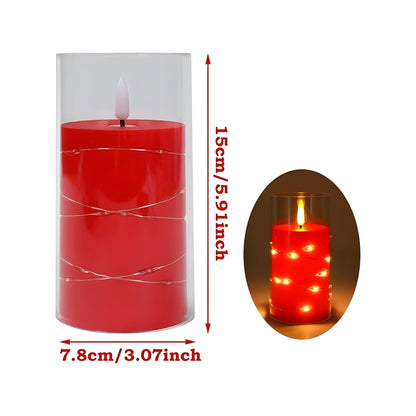 FestiveFlame Light - Elektroniska jul-LED-ljusflamma