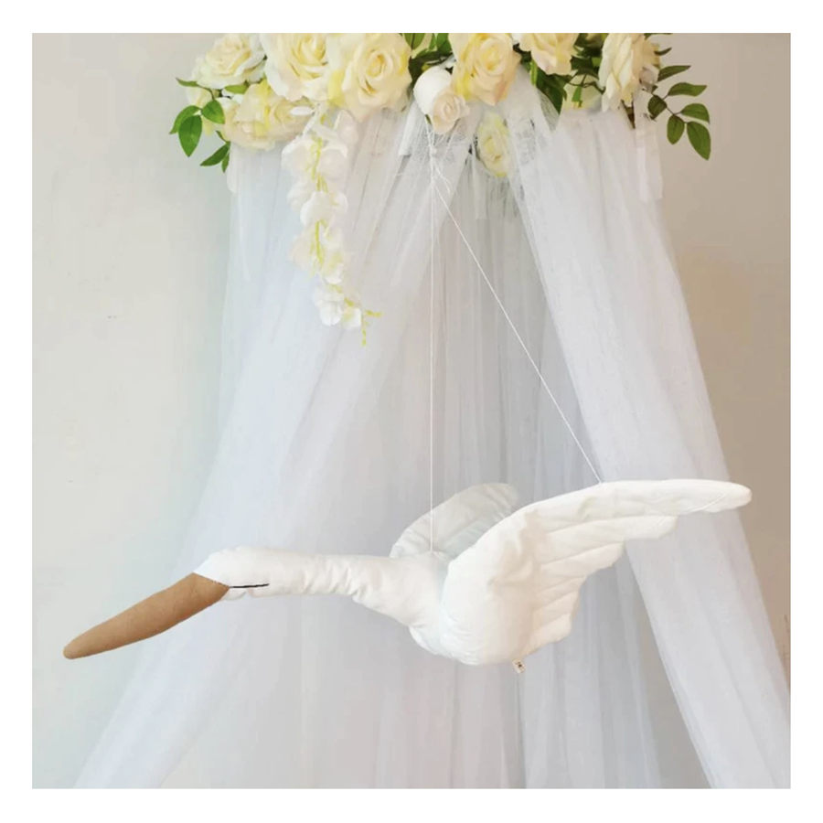 Carvallo - Elegant Flygande Svane Mobil För Fredliga Rum