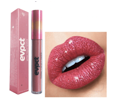 Diamond Lip - Vattenfast glitterläppstift för strålande, långvarig glans