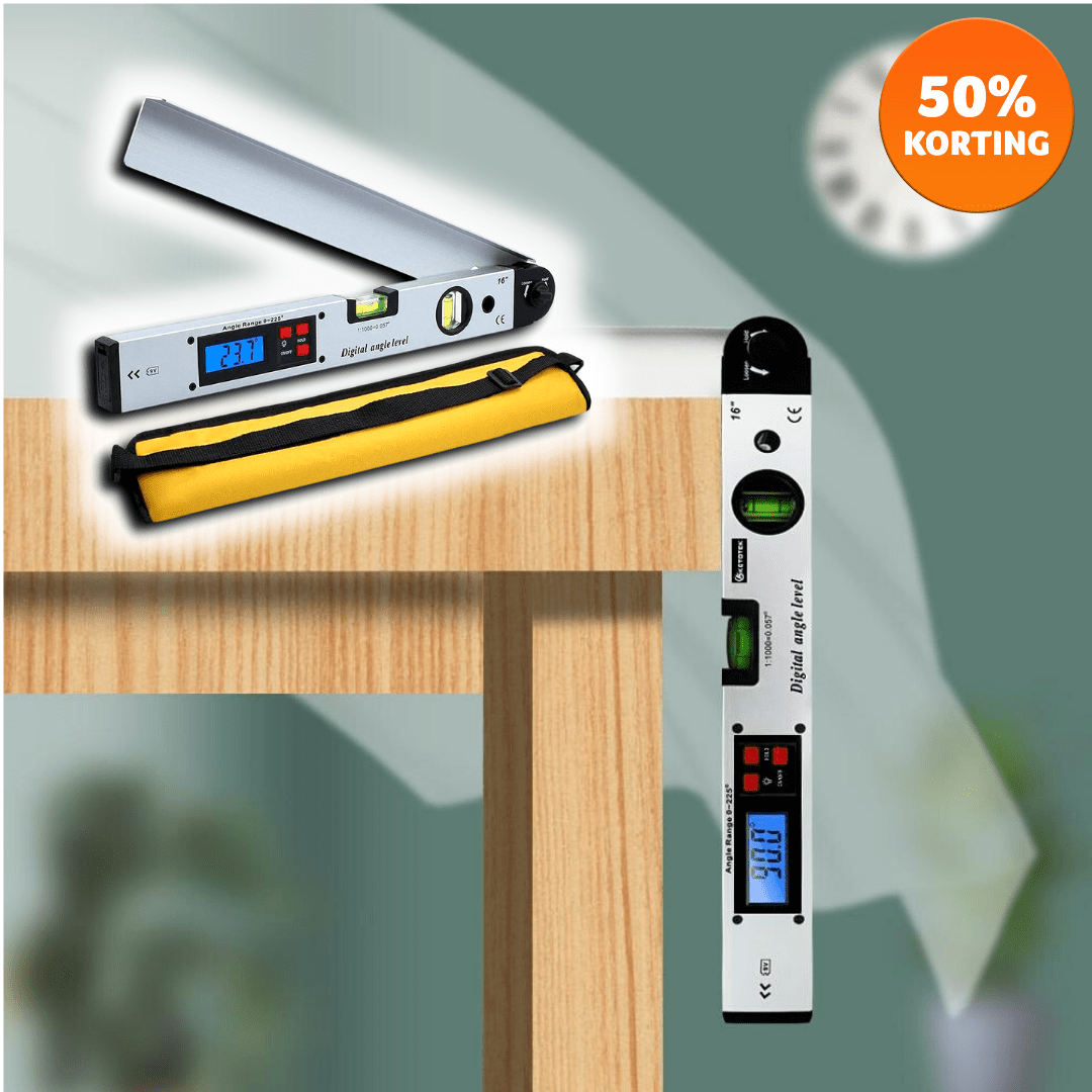 Digital vinkelmätare – 3-i-1 vinkelmätare, vinkelmätare &amp; vattenpass för precisa 0°–225° mätningar