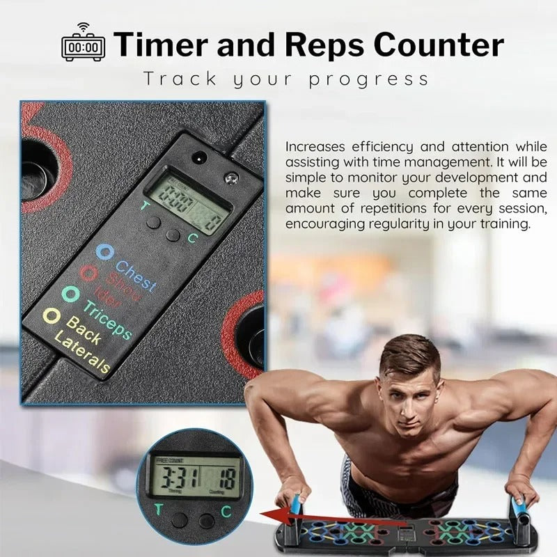 Push Up Board Justerbar Hemma Fitness Tränare