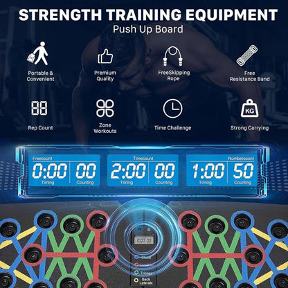 Push Up Board Justerbar Hemma Fitness Tränare