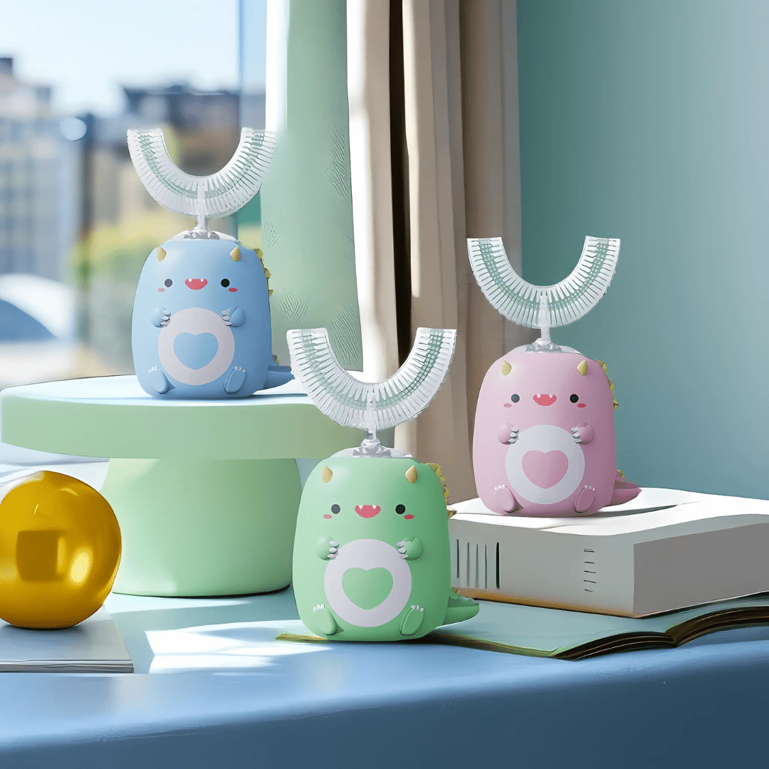 DINO BRUSH – Elektrisk tandborste för barn med 360° rengöring