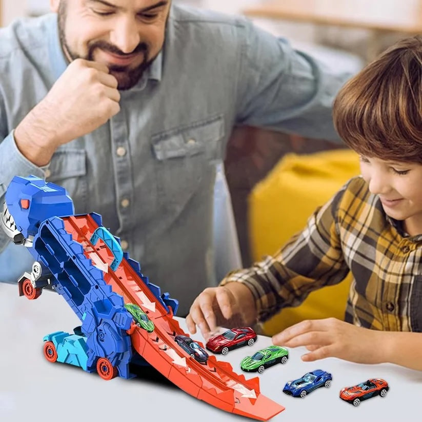 Leksaksbilar Lastbil Dinosaurie med Ljus