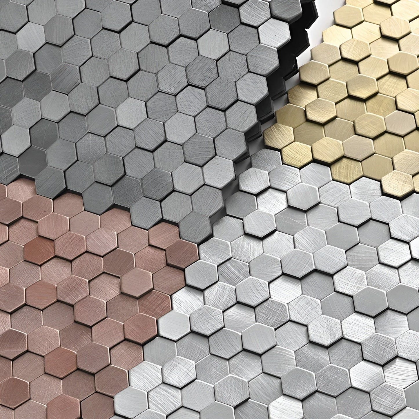 SplashSafe Stickers - Självhäftande lyxigt metalltapet