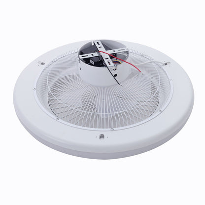 Kompakt 55 cm Takfläkt med 3 LED-ljusslägen och fjärrkontroll