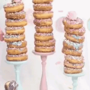 Royallure Trä Donut Ställ och Hållare för Att Visa Donuts, Muffins och Desserter