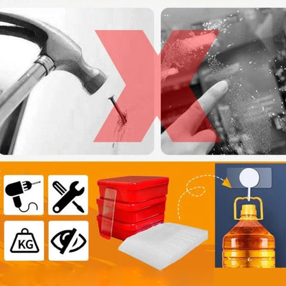 Dubbelsidig tejp – Återanvändbar, spikfri fästlösning med stark nano-hållbarhet