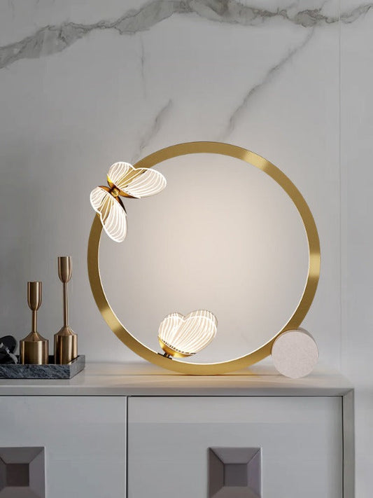 LumiPapillon - Elegant Fjäril Bordslampa Dimbar & Energibesparande LED Ljus