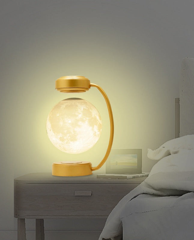 LunaFloat - Magnetisk svävande månlampa med 3D LED-belysning