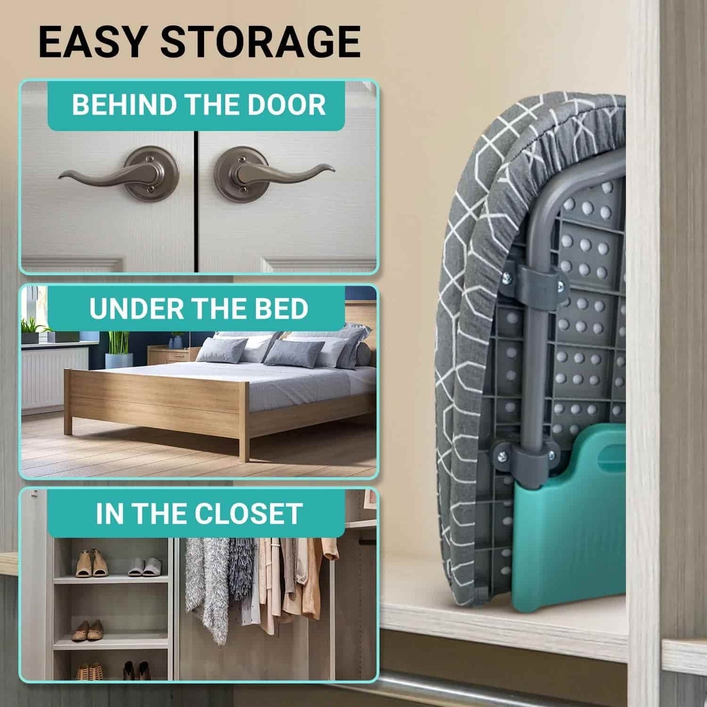 Carvallo – Bügelkomfort överallt, utan skrymmande bräda!