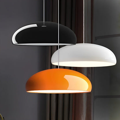 MacaronGlow Lampa - Glänsande LED Nordic Macaron Rund Hänglampa