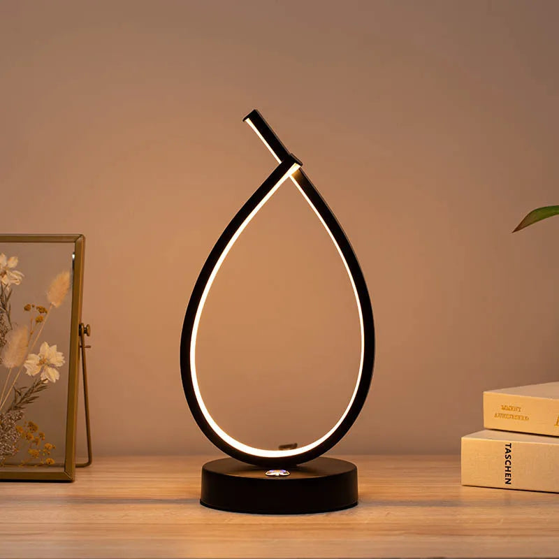 BrightRead - Dimbart LED Ljuslampa med Slankt Design för Sov- och Vardagsrum