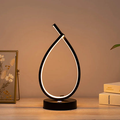 BrightRead - Dimbart LED Ljuslampa med Slankt Design för Sov- och Vardagsrum