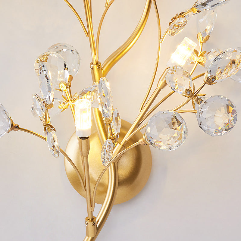 CrystalBloom - Väggbelysning Elegant Väggbelysning för Vardagsrum