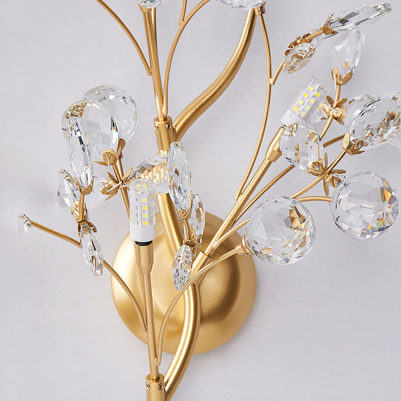 CrystalBloom - Väggbelysning Elegant Väggbelysning för Vardagsrum