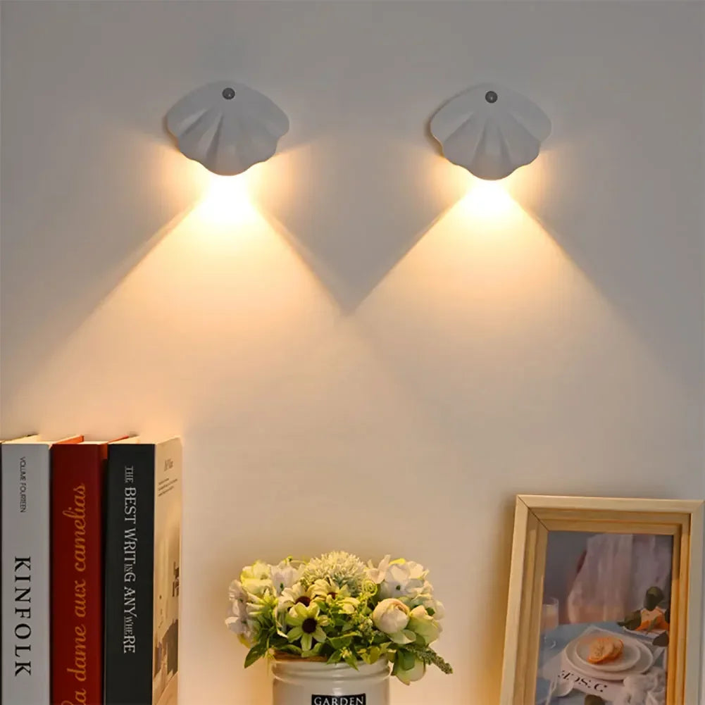 MotionGlow - Automatisk LED Vägglampa med Rörelsesensor för Hall &amp; Sovrum
