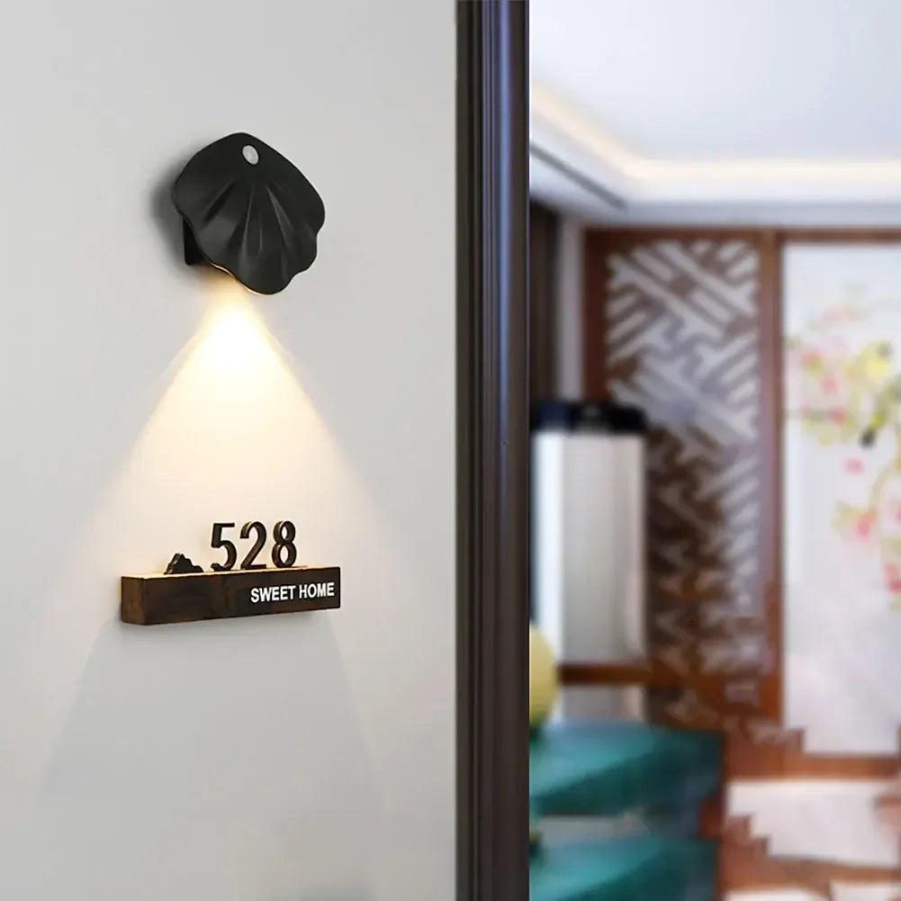MotionGlow - Automatisk LED Vägglampa med Rörelsesensor för Hall &amp; Sovrum