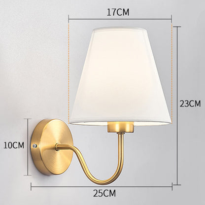 RetroLuxe - Stoftavla Vägglampa Stilfull Belysning för Vardagsrum och Sovrum