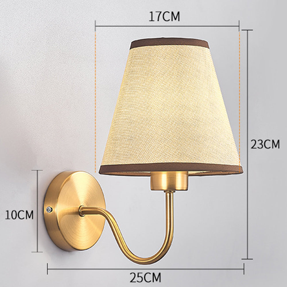 RetroLuxe - Stoftavla Vägglampa Stilfull Belysning för Vardagsrum och Sovrum