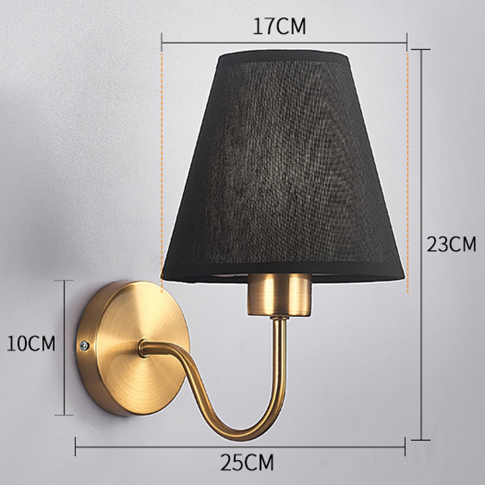 RetroLuxe - Stoftavla Vägglampa Stilfull Belysning för Vardagsrum och Sovrum