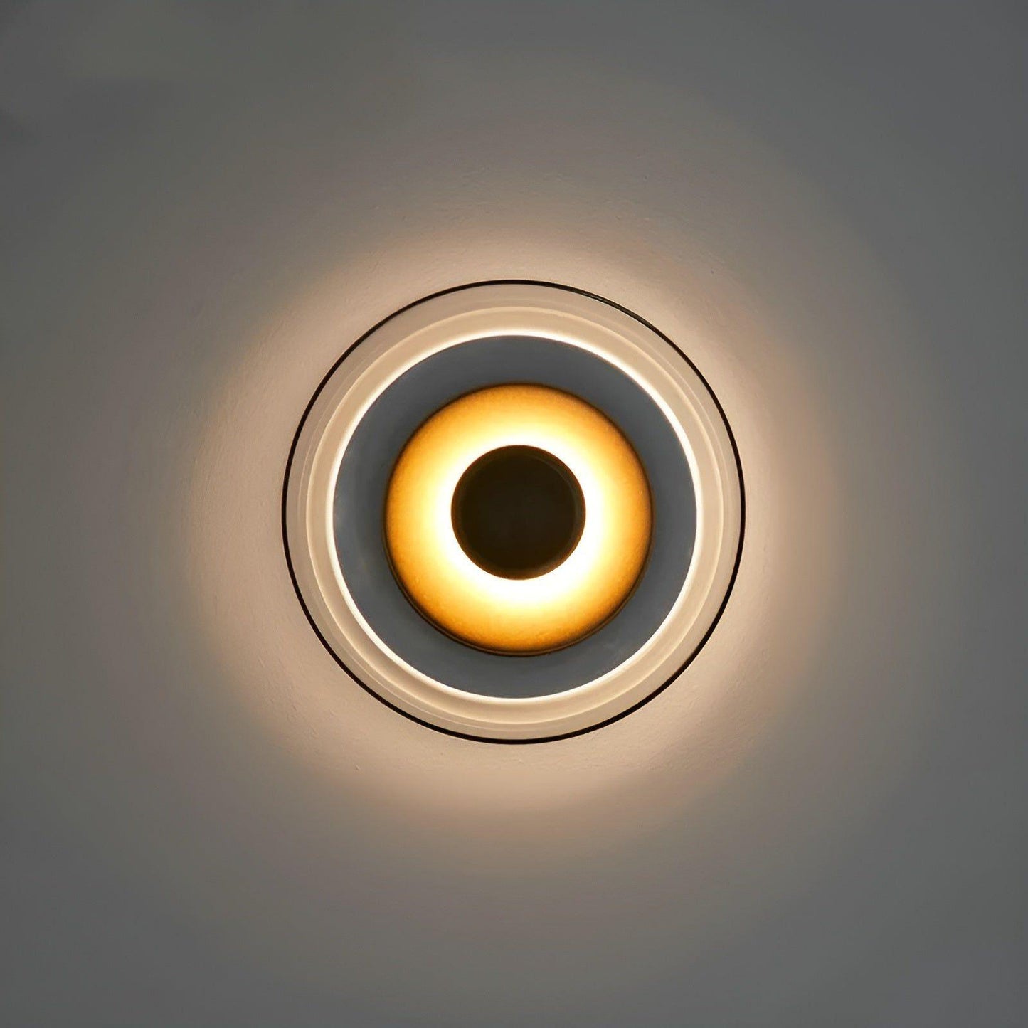 LED-vägglampa i glas – Nordisk design med varmt ljus | Idealisk för hall och vardagsrum