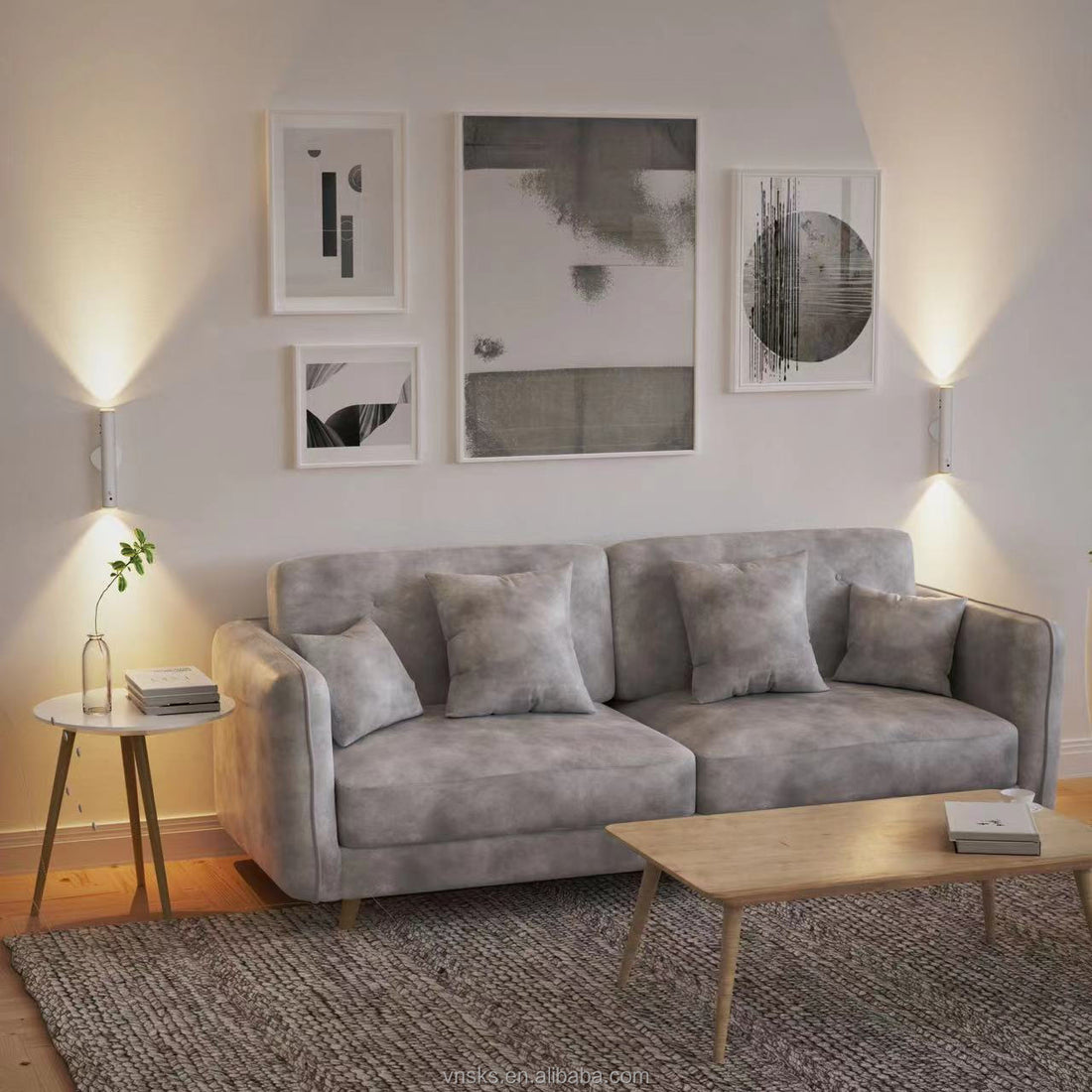 CubeGlow - Modern LED Vägglampa i Minimalistisk Design