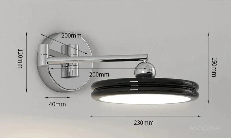 GlowFlex - Modern Justerbar LED Vägglampa