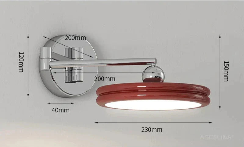 GlowFlex - Modern Justerbar LED Vägglampa