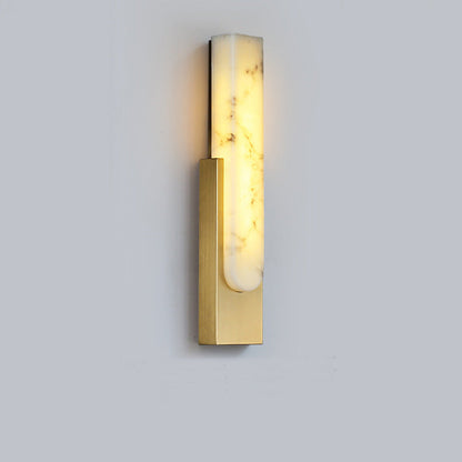 MarmorLuxe – Modern Marmor LED Vägglampa