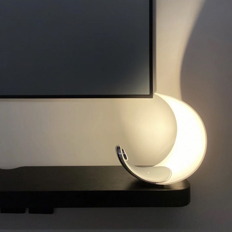 LumiMoon - Modern LED Läsarmatur | Dimbart Bordslampa för Sovrum &amp; Vardagsrum