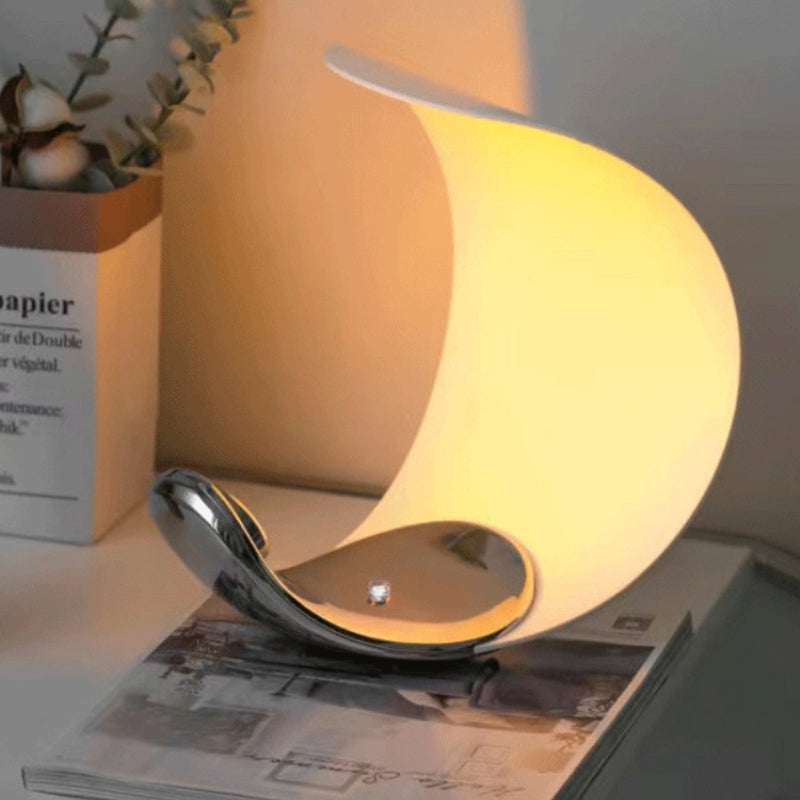 LumiMoon - Modern LED Läsarmatur | Dimbart Bordslampa för Sovrum &amp; Vardagsrum
