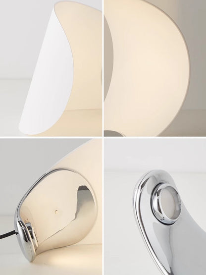 LumiMoon - Modern LED Läsarmatur | Dimbart Bordslampa för Sovrum &amp; Vardagsrum