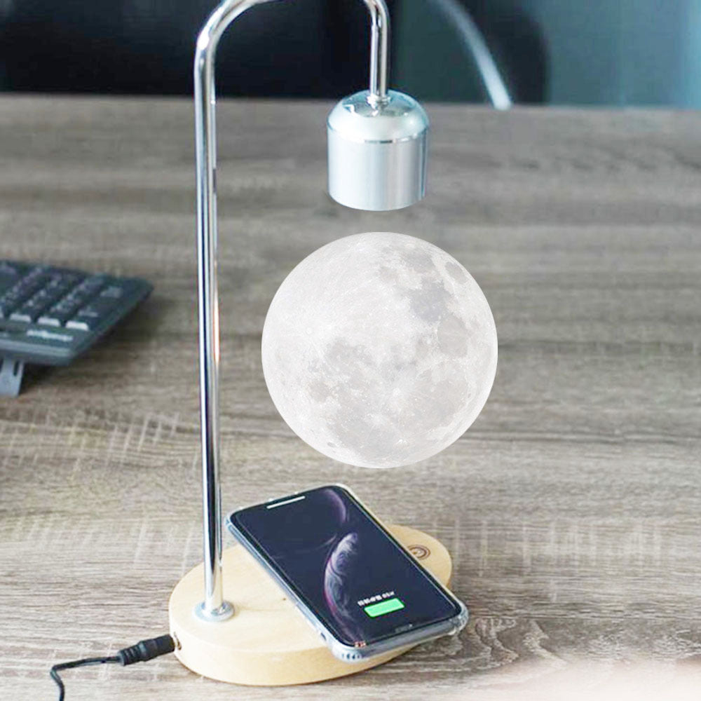 LumiMoon - Svävande 3D Månljus med LED-belysning