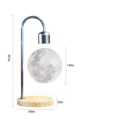 LumiMoon - Svävande 3D Månljus med LED-belysning