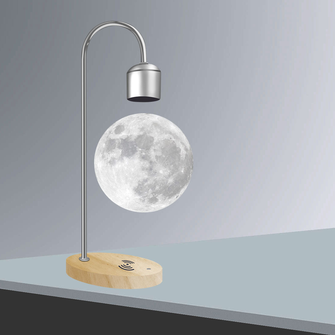 LumiMoon - Svävande 3D Månljus med LED-belysning