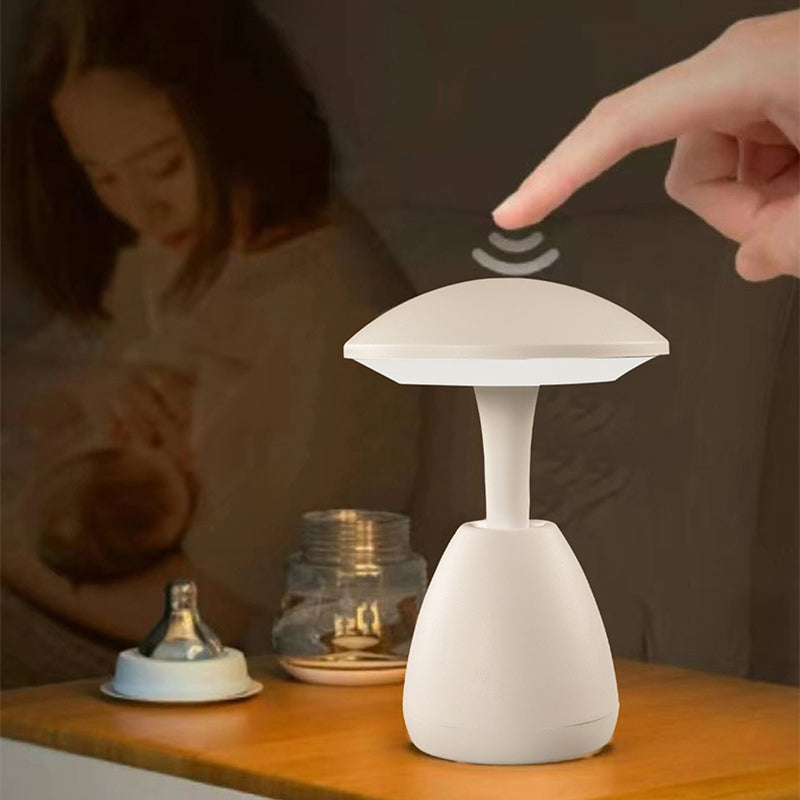 GlowShroom - Dimbar LED Bordslampa med Touchfunktion för Sovrum &amp; Barnrum