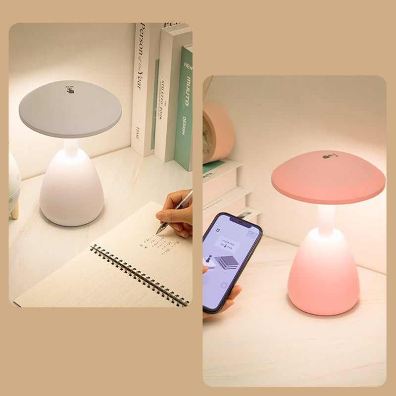 GlowShroom - Dimbar LED Bordslampa med Touchfunktion för Sovrum &amp; Barnrum