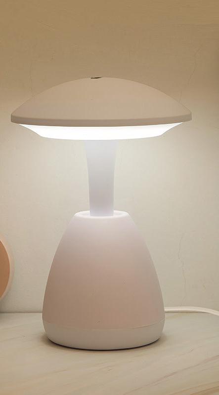 GlowShroom - Dimbar LED Bordslampa med Touchfunktion för Sovrum &amp; Barnrum