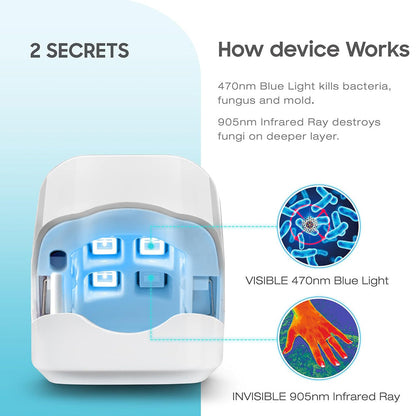 Nagelsvampslaserbehandlingsapparat