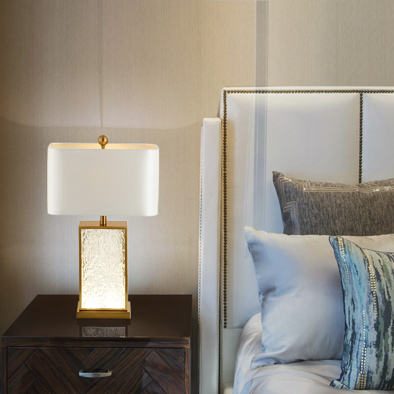 LumiStone – Modern LED Sänglampa med Dimbar Belysning