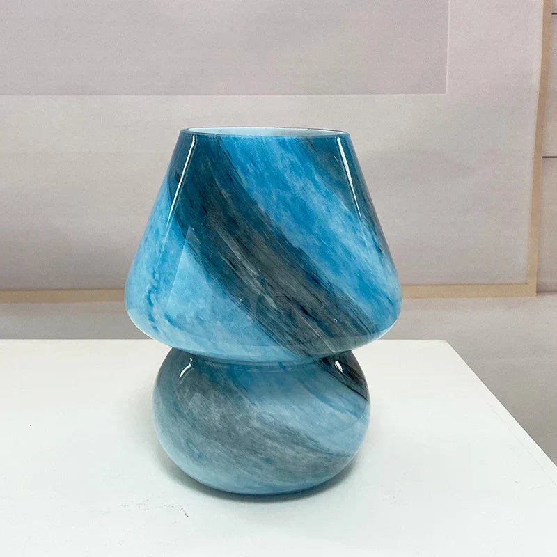 LumiGlow – Glaskula Svamp Lampa med LED-belysning