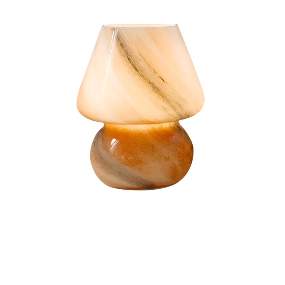 LumiGlow – Glaskula Svamp Lampa med LED-belysning