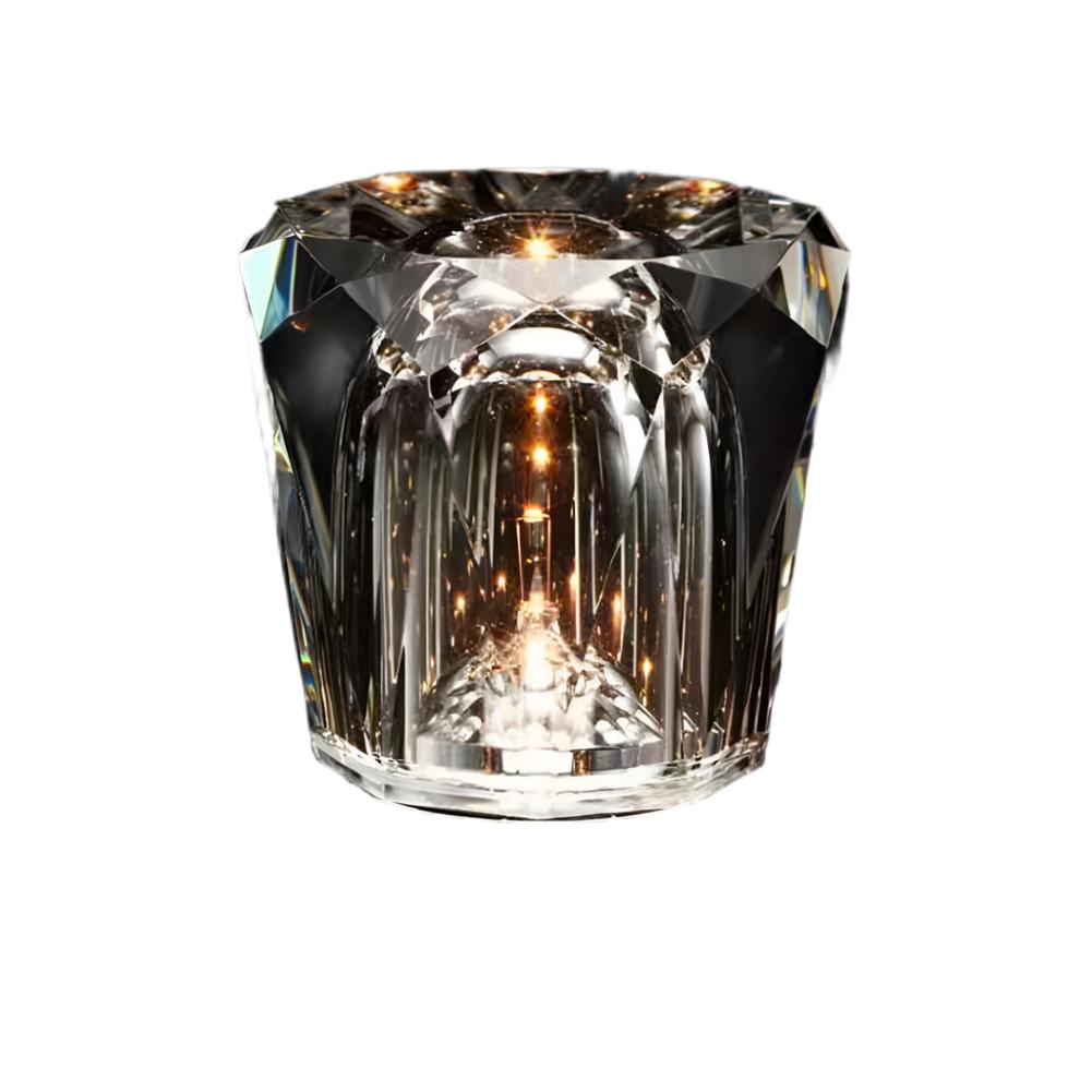 CrystalGlow - Trådlampa i kristall med LED-belysning