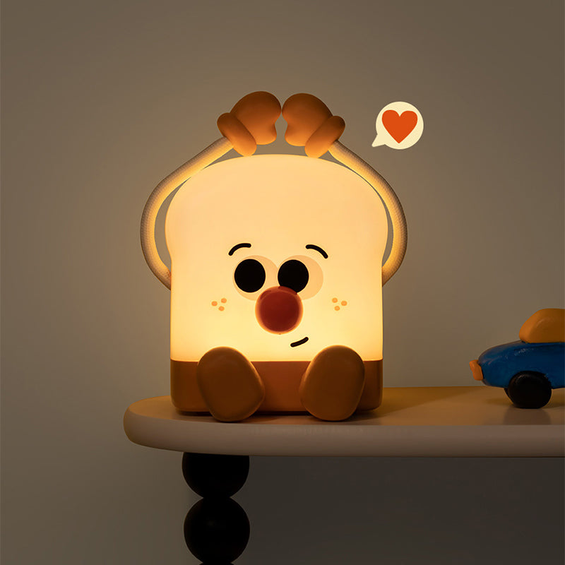 GlowToast - Uppladdningsbar LED Nattlampa i Toastdesign